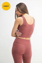 Load image into Gallery viewer, Curvy Venice Cloud Light Scoop Active Tank