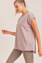 Load image into Gallery viewer, Essential Round Neck Cap Sleeve Shirt
