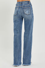 Load image into Gallery viewer, HIGH RISE LONG STRAIGHT JEANS
