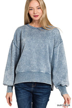 Load image into Gallery viewer, Acid Wash Fleece Oversized Pullover
