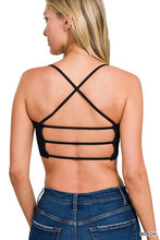 Load image into Gallery viewer, Seamless Ribbed 3-strap &amp; Cross Back Bralettes
