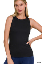 Load image into Gallery viewer, Ribbed Scoop Neck Tank Top
