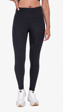 Load image into Gallery viewer, Textured Lines Jacquard TACTEL Highwaist Leggings
