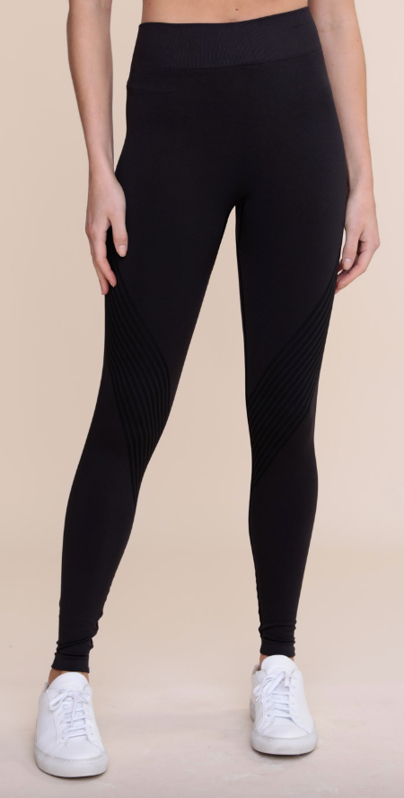 Seamless Striped High Waisted Leggings