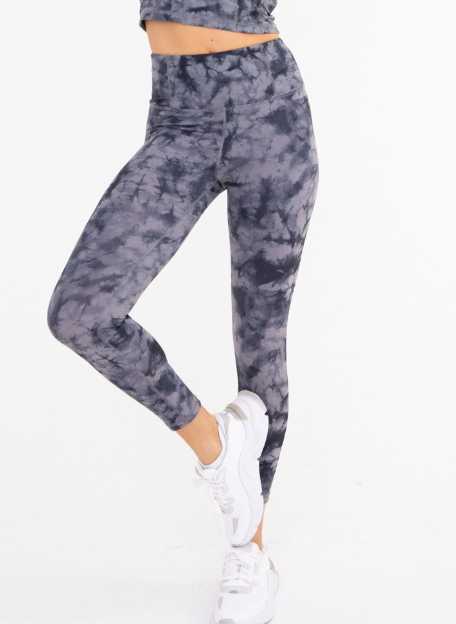 Tie-Dye Back Pocket High-Waisted Leggings