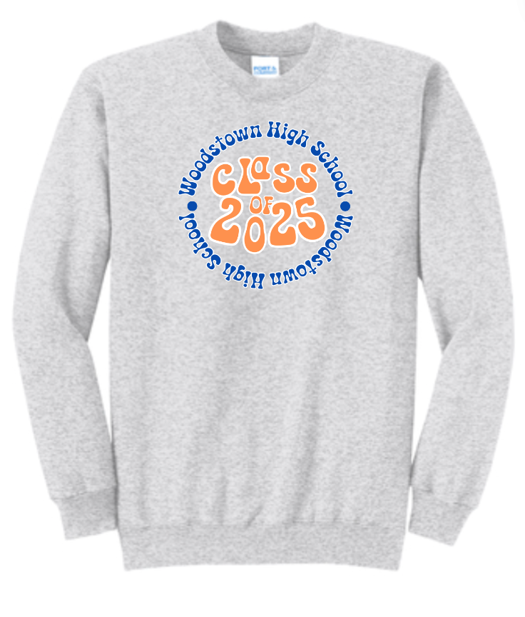 Senior Class Retro Front Crewnecks