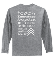Load image into Gallery viewer, Long Sleeve Essential Tee Teach
