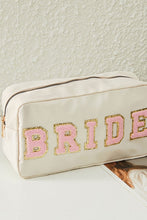 Load image into Gallery viewer, BRIDE Chenille Patch Travel Pouch
