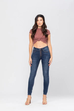 Judy Blue Skinny Fit Button Fly