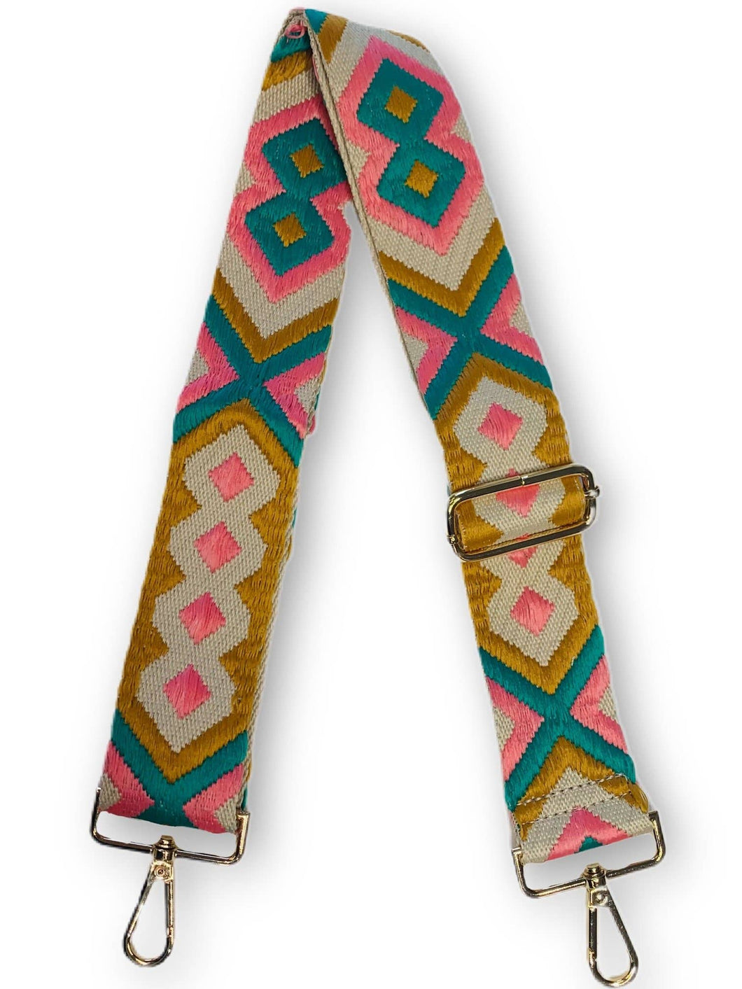 Embroidered Aztec Strap