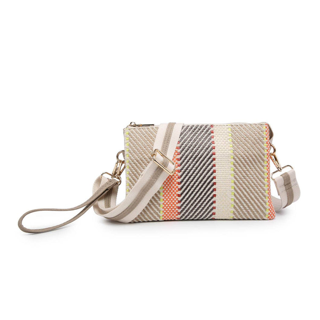 Izzy Striped Crossbody w/ Guitar Strap