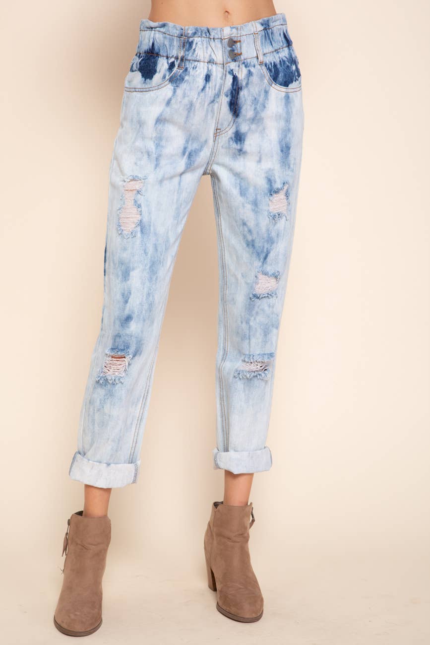 Tiedye Boyfriend Jeans