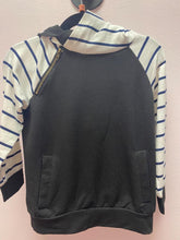 Load image into Gallery viewer, Striped Sleeve Kids Hoodie
