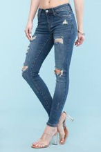 Load image into Gallery viewer, Judy Blue Jeans - Mid-Rise Destroyed Skinny
