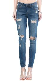 Judy Blue Jeans - Mid-Rise Destroyed Skinny