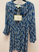 Load image into Gallery viewer, Blue Long Sleeve Kids Dress
